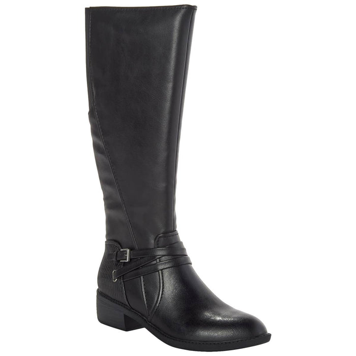 BareTraps Womens Stratford Buckle Mid-Calf Boots