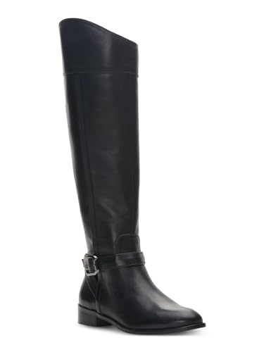 Vince Camuto Womens' Ovarlym Leather Riding Knee-High Boots