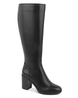 Kenneth Cole New York Womens' Veronica Knee High Block Heel Boots