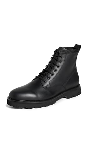 Cole Haan Mens' American Classics Plain Toe Boot, Black/Black Waterproof, 12 Wide