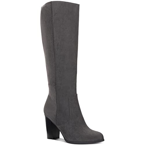 Style & Co. Womens Addyy Leather Tall Knee-High Boots