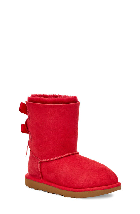 UGG(r) Bailey Bow II Water Resistant Genuine Shearling Boot ,Rock Rose 7 M