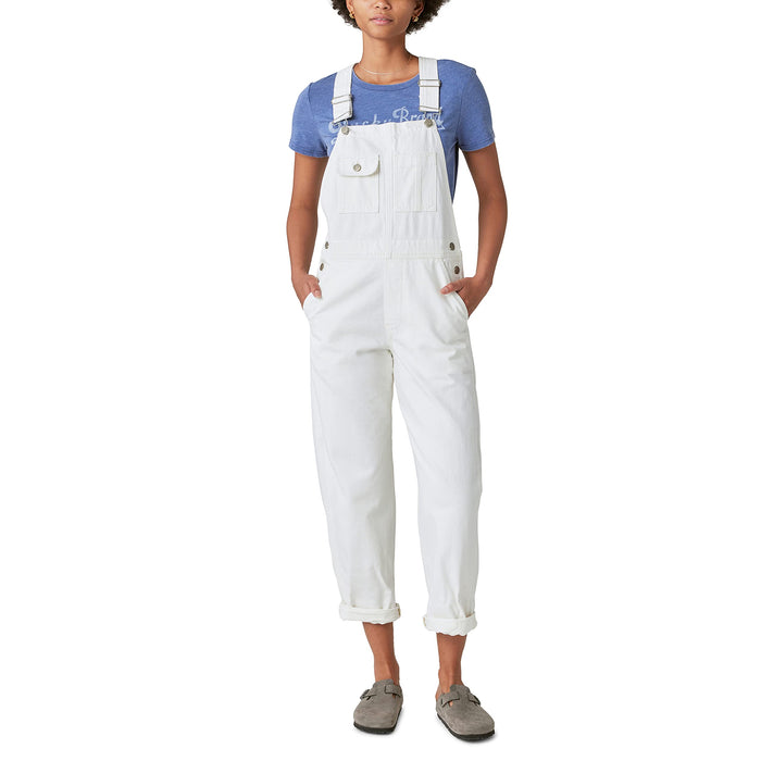 Lucky Brand Denim Overalls Spring White XL (US 14-16)