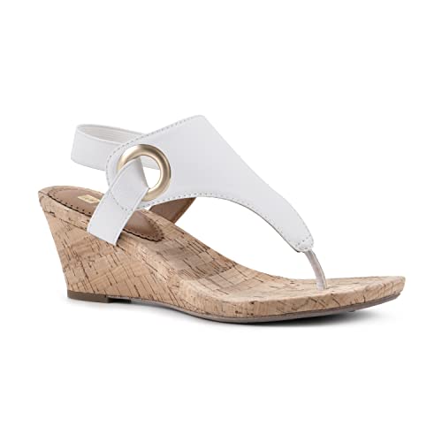 WHITE MOUNTAIN Shoes Aida Womens' Wedge Sandals