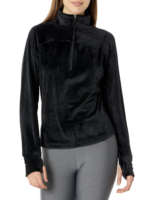 Juicy Couture Sport Chamonix 1/2 Zip Juicy Black LG