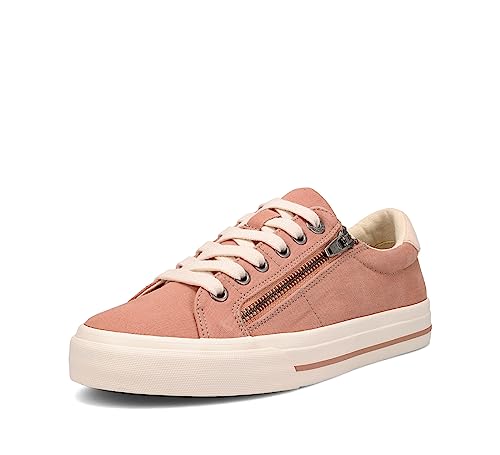 Taos Footwear Women's Z Soul Clay/Cream Distressed Sneaker 8 M US