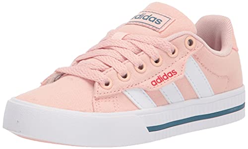 adidas Daily 3.0 Skate Shoe, Vapour Pink/White/Orbit Indigo, 12 US Unisex Little Kid