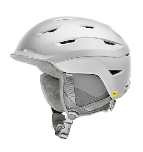 SMITH Liberty Snow Helmet in Matte Satin White, Size Small