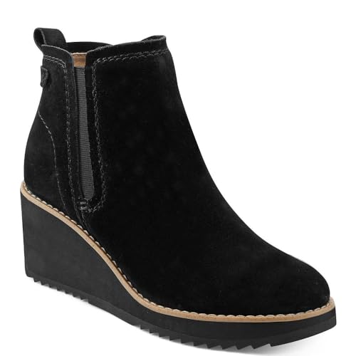 Earth Womens' Cleia Slip On Casual Wedge Booties