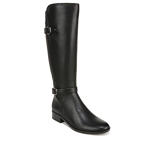 Naturalizer Womens Sahara Buckle Detail Tall Riding Boots