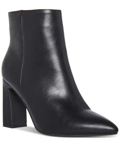 Madden Girl Womens Bonnie Pointed-Toe Block-Heel Boots