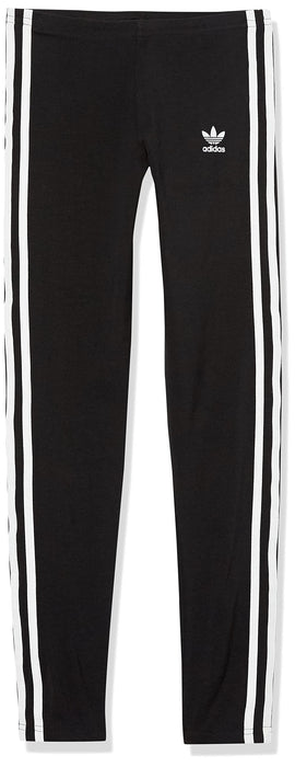 Adidas Originals Girls Adicolor Leggings Black White MD Big Kid