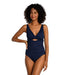 La Blanca Women's Island Goddess Cross Front Keyhole One Piece Swimsuit