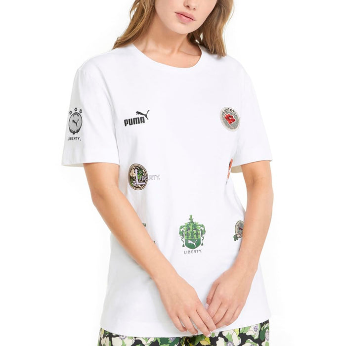 PUMA Puma X Liberty Badge Tee Puma White SM
