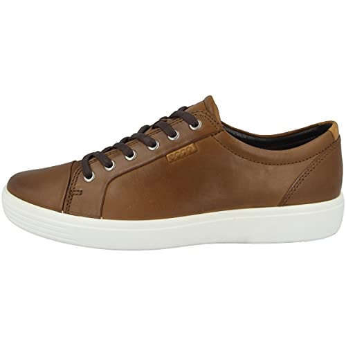 ECCO mens Soft 7 Fashion Sneaker, Mahogany Nubuck, 11-11.5 US