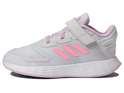 adidas Duramo 10 Running Shoe, Dash Grey/Beam Pink/Bliss Lilac, 11.5 US Unisex Little Kid