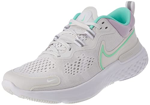 Nike Womens React Miler 2 Athletic and Training Shoes White 6 Medium (B,M)