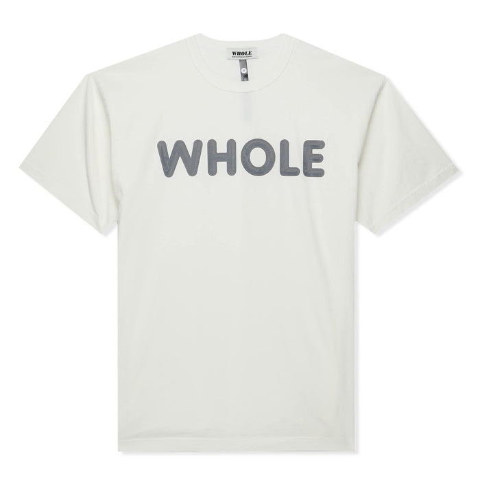 Whole Whole Chrome Logo T-Shirt Off-White LG