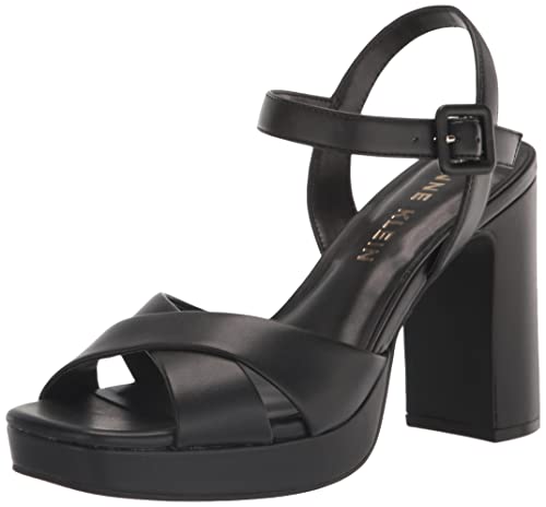 Anne Klein Zena Women's Block Heeled Ankle Strap Sandals