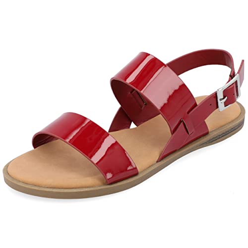 Brinley Co Women's Lavine Open-Toe Sandals