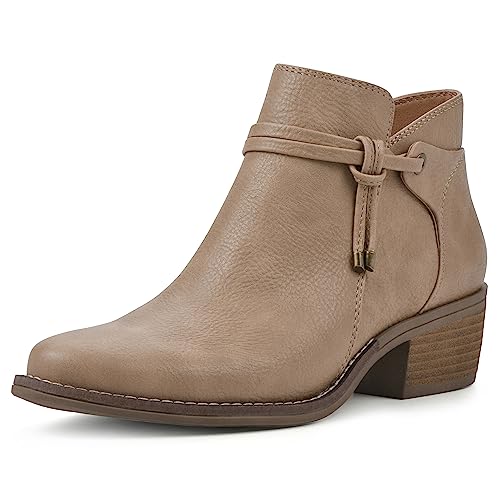 WHITE MOUNTAIN Women's Shoes Althorn Block Heel Booties