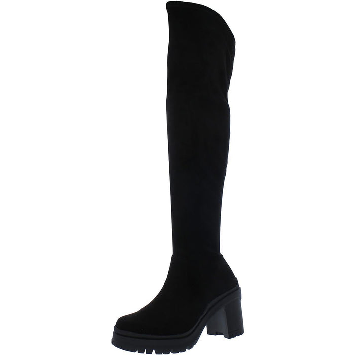 Bar III Women's Fernn Over-The-Knee Boots, Black Mc, 9