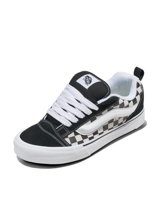 Vans Unisex Knu Skool Sneakers Checkerboard Black White 7.5 Medium