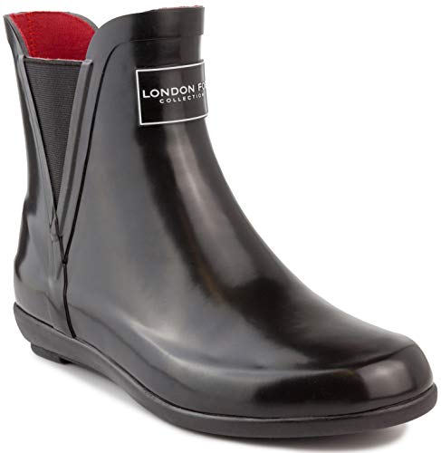 LONDON FOG Womens Piccadilly Rain Boot