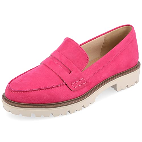 Journee Collection Womens' Kenly Lug Sole Loafers