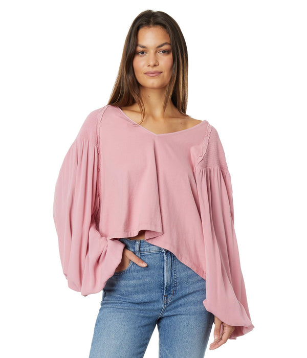 Free People Kathy Tee Blush MD (Womens 8-10)