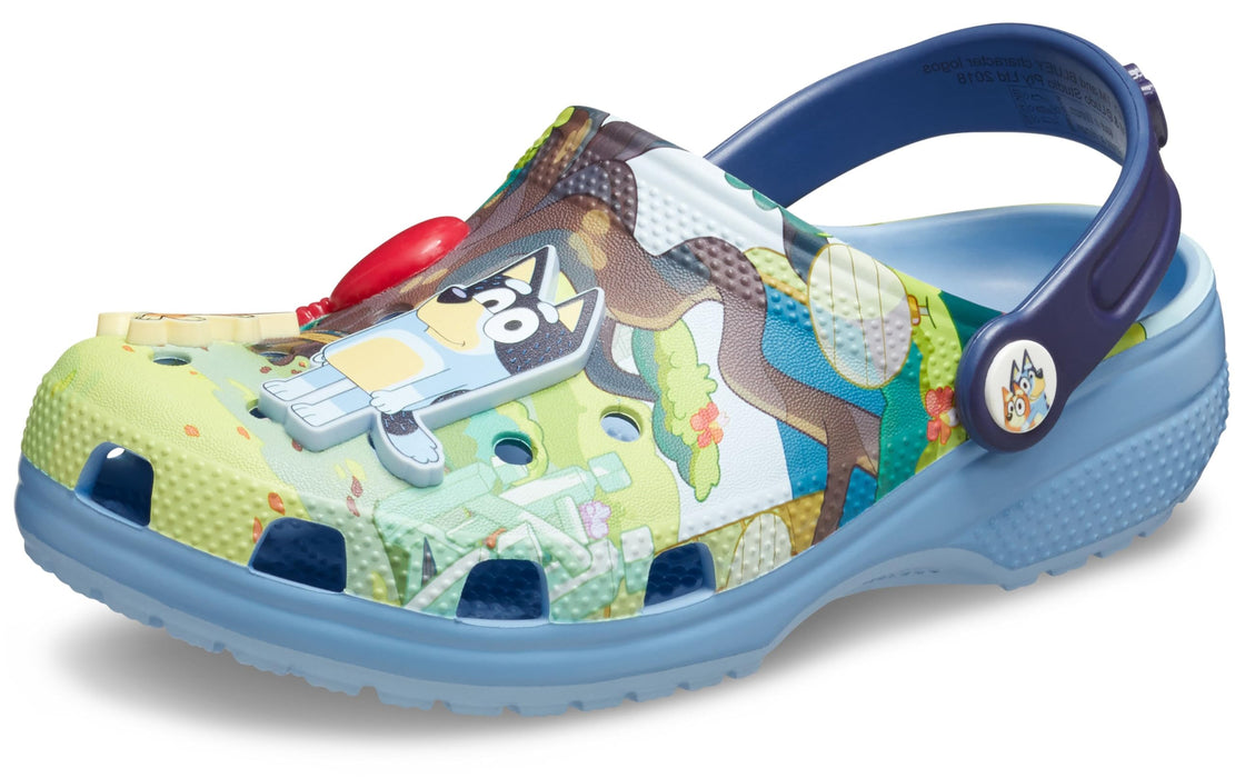 Crocs Unisex Bluey Classic Clogs (Little Kid/Big Kid) Bluey 3 M