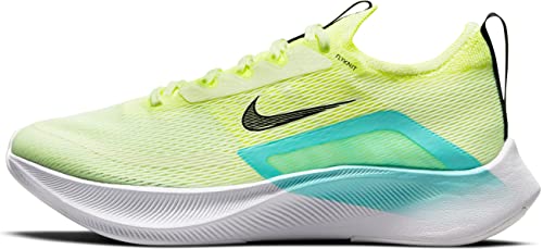 Nike Womens Zoom Fly 4 Trainers Fitness Running Shoes Yellow 10.5 Medium (B,M)