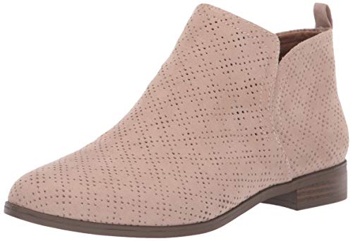 Dr. Scholl's Shoes Women's Rise Ankle Boot, Putty Beige Microfiber Perforated, 8.5 M US