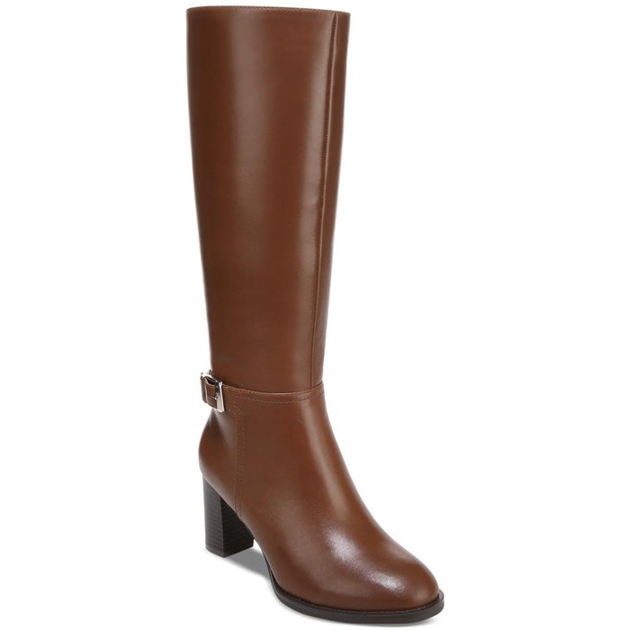 Giani Bernini Womens Lennoxx Leather Tall Knee-High Boots Tan 5.5 Medium (B,M)