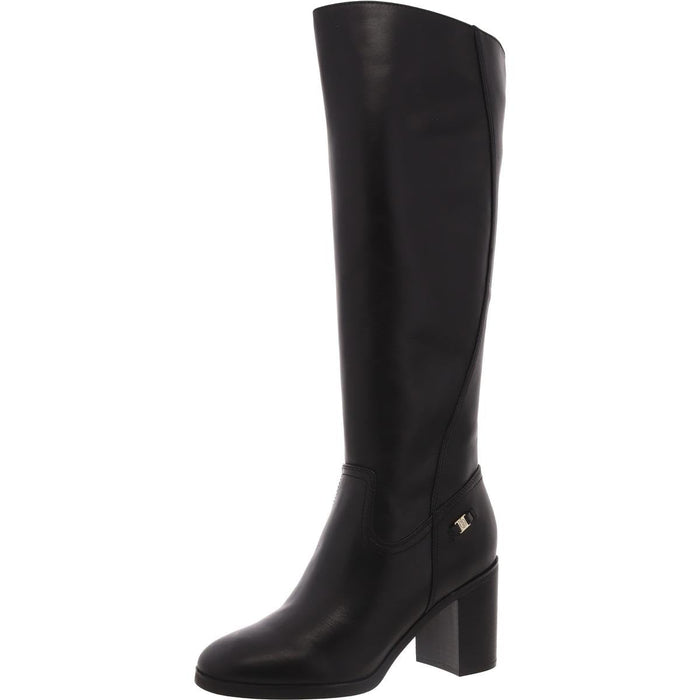 Giani Bernini Womens Odettee Leather Knee-High Boots, Black Leather, 8.5