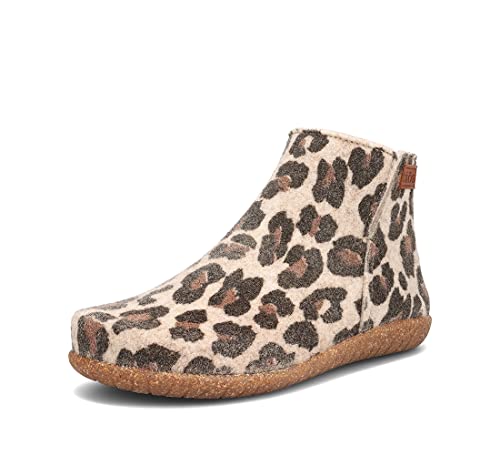 Taos Footwear Women's Good Wool Stone Leopard Wool Casual Boot