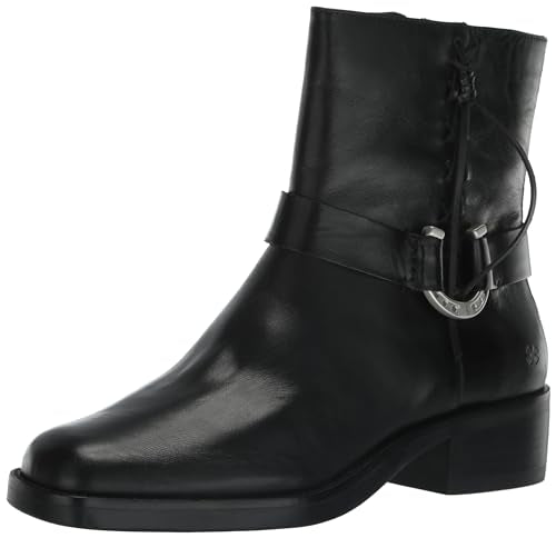 Lucky Brand Women's Kamany Braided Bootie Ankle Boot, Black, 5.5