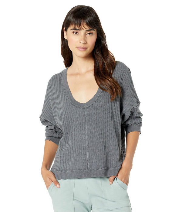 Free People New Magic Thermal Black XS (Womens 0-2)