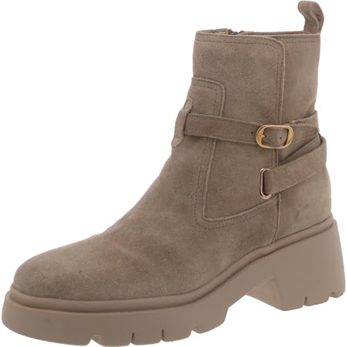 Steve Madden Women's Coletta Lug-Sole Buckle Booties