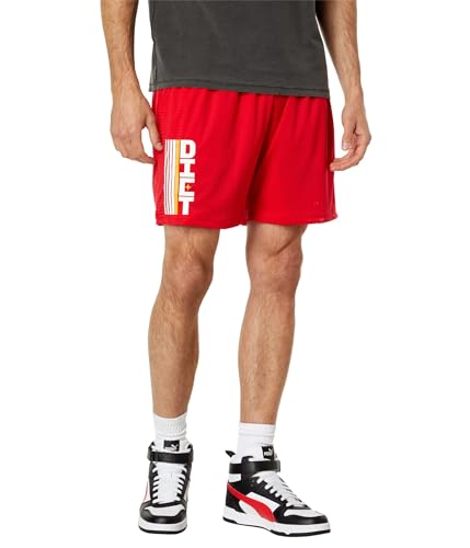 Diet Starts Monday Race Mesh Shorts Red SM