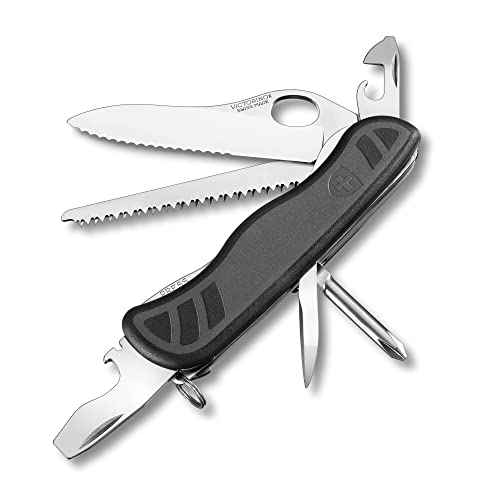 Victorinox Unisex's Soldier Swiss Army Pocket Knife, 8 cm/Large, Green/Black (Blister)