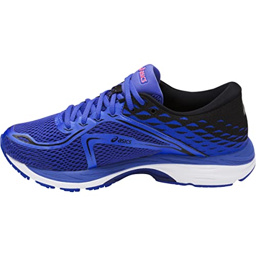 ASICS Women's Womens Gel-Cumulus 19 Athletic Shoe, Blue Purple/Black/Flash Coral, 6 Medium US