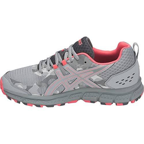 ASICS Women's Gel-Scram 4 Running Shoes, 7, MID Grey/Stone Grey