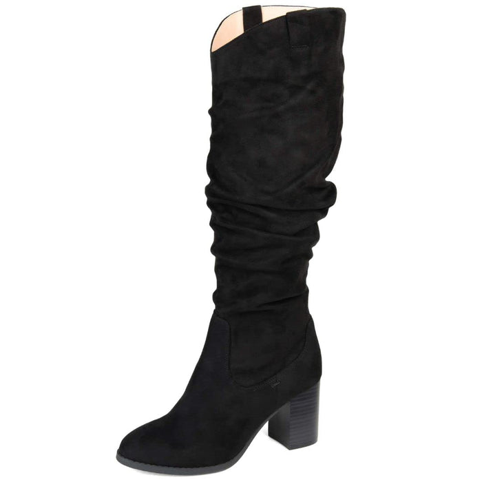 Journee Collection Womens' Aneil Stacked Heel Knee High Boots