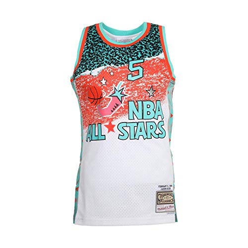 Mitchell & Ness Boys Fashion All Star Swingman Jersey - Jason Kidd White MD