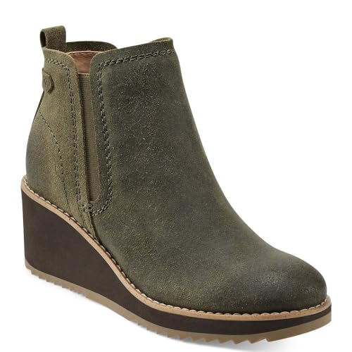 Earth Womens' Cleia Slip On Casual Wedge Booties