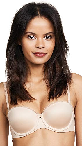 Calvin Klein Women's Everyday Lightly Lined Strapless Bra, Bare, 34DD