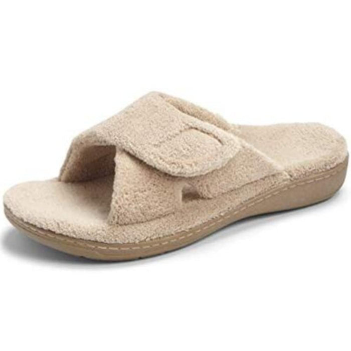 VIONIC Women's Relax Slipper, Tan, 9 M