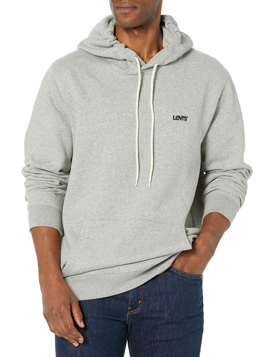 Levis Big & Tall Seasonal Hoodie Mid Tone Grey Heather 4XB