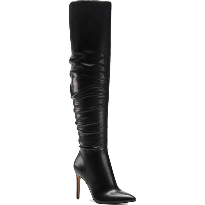 INC Womens' Iyonna Zipper Faux Leather Over-The-Knee Boots